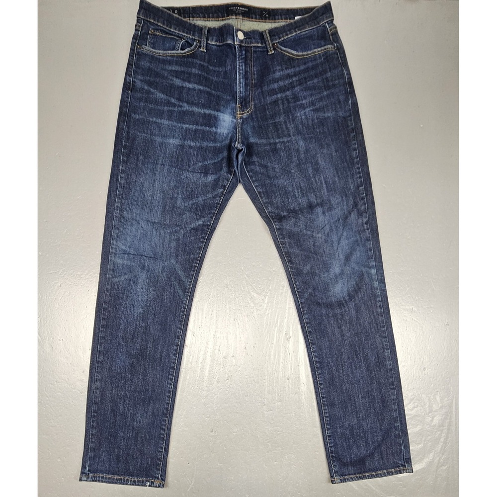 Lucky Brand Jeans Menss 36x34 Blue 410 Athletic Slim Fit Denim Casual Preppy